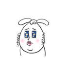 Expression White Rabbits 3（個別スタンプ：3）