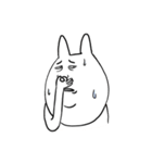 Expression White Rabbits 3（個別スタンプ：4）