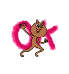 うさぎくま(大人用)（個別スタンプ：1）