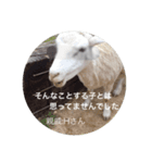 ひつじのインタビュー（個別スタンプ：3）