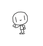 mr.cute - stickman（個別スタンプ：1）