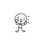 mr.cute - stickman（個別スタンプ：2）