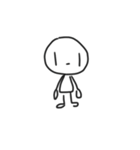 mr.cute - stickman（個別スタンプ：5）