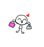 mr.cute - stickman（個別スタンプ：16）