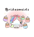 Unicorn and Penguin Wedding（個別スタンプ：3）