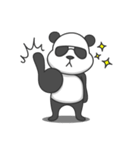 Panda with sunglasses-Obei（個別スタンプ：3）