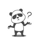 Panda with sunglasses-Obei（個別スタンプ：4）