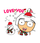 Keta.^^17Merry Christmas.（個別スタンプ：38）