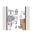 あごの曲がった猫（個別スタンプ：7）