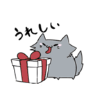 あごの曲がった猫（個別スタンプ：9）