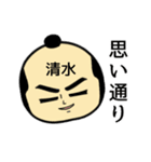 【清水★限定】キリリとした名字スタンプ（個別スタンプ：29）