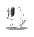 Gray Cat (KLA)（個別スタンプ：18）