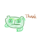 Line  fat  frog（個別スタンプ：1）