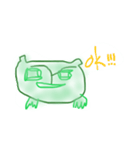 Line  fat  frog（個別スタンプ：3）