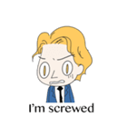Hard Working Employee - Jack（個別スタンプ：4）