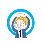 Hard Working Employee - Jack（個別スタンプ：14）