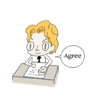 Hard Working Employee - Jack（個別スタンプ：20）