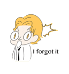 Hard Working Employee - Jack（個別スタンプ：22）