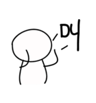Easily draw the text portfolio（個別スタンプ：25）