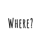 My single word（個別スタンプ：5）