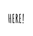 My single word（個別スタンプ：6）