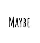 My single word（個別スタンプ：9）