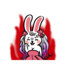 sweety rabbit girl（個別スタンプ：16）