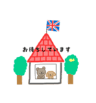 イギリス好きなくまとトイプー（個別スタンプ：12）