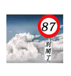 Road sign for Interpersonal dialogue（個別スタンプ：4）