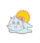 Cute Hippo Mus！（個別スタンプ：1）