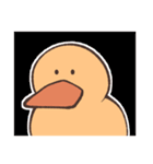 Duck is eating chicken（個別スタンプ：3）