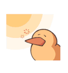 Duck is eating chicken（個別スタンプ：29）