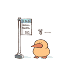 Duck is eating chicken（個別スタンプ：30）