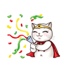 Nong Pong ＆ Kati fat cat (Thai v.)（個別スタンプ：12）