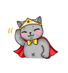 Nong Pong ＆ Kati fat cat (Thai v.)（個別スタンプ：21）
