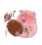 pig pig fish（個別スタンプ：18）