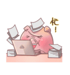 pig pig fish（個別スタンプ：37）