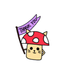 mushroom cat cat（個別スタンプ：3）