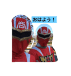 楽しい楽しい赤レンジャイ（個別スタンプ：1）