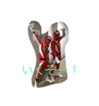 楽しい楽しい赤レンジャイ（個別スタンプ：3）