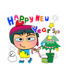 Kamokamo.Merry Christmas.（個別スタンプ：13）