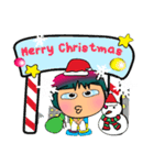 Kamokamo.Merry Christmas.（個別スタンプ：16）