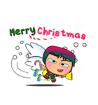 Kamokamo.Merry Christmas.（個別スタンプ：35）