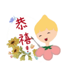 Watercolor brush fairy（個別スタンプ：4）
