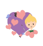 Watercolor brush fairy（個別スタンプ：6）