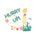 Watercolor brush fairy（個別スタンプ：21）