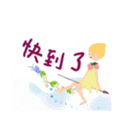 Watercolor brush fairy（個別スタンプ：25）