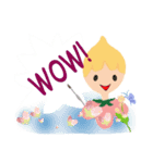 Watercolor brush fairy（個別スタンプ：36）