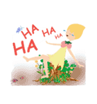 Watercolor brush fairy（個別スタンプ：38）
