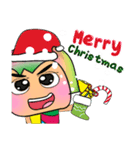 Meko Wawa.17Merry Christmas.（個別スタンプ：8）